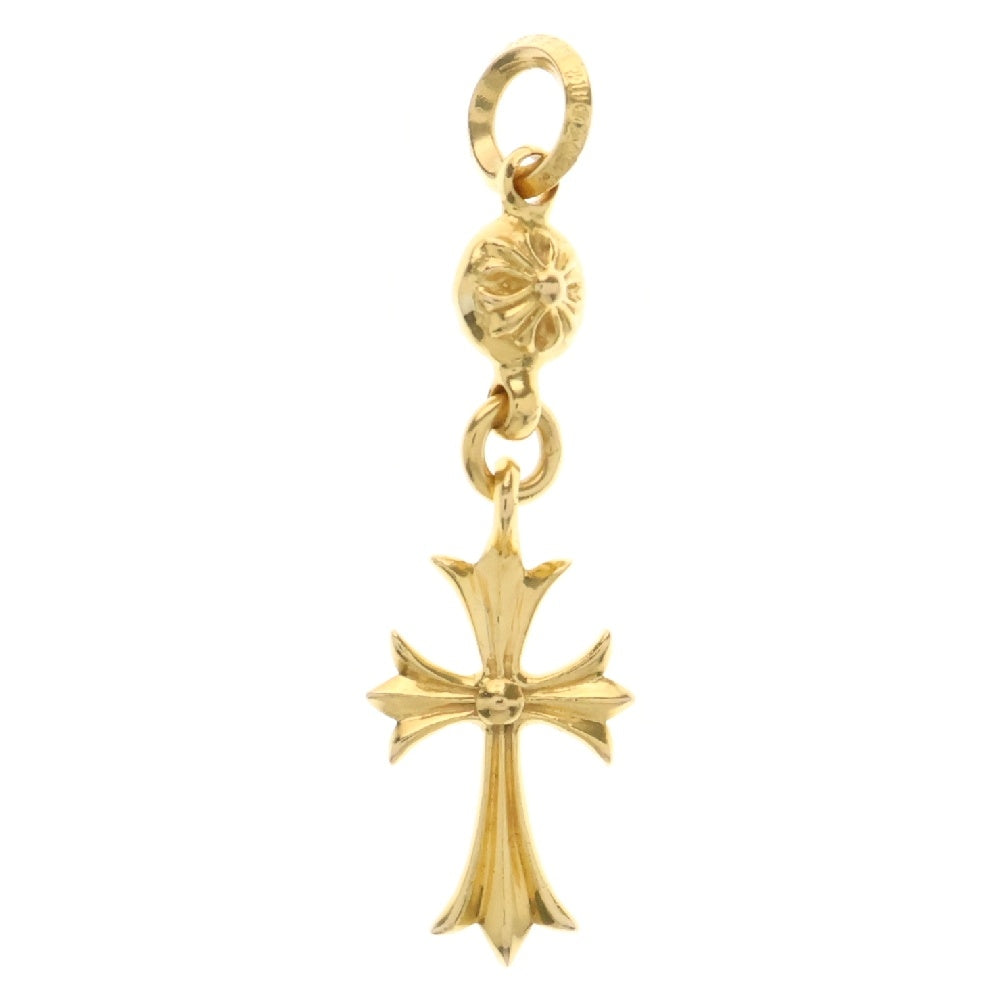 CHROME HEARTS(クロムハーツ) 22K 1BT TNY CH CRS 1ボールタイニーCHクロスチャーム ペンダントトップ ゴールド