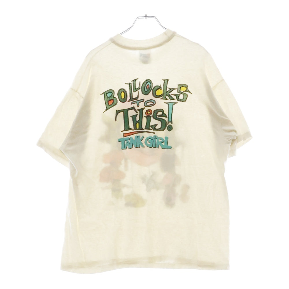 VINTAGE(ヴィンテージ) 90s VINTAGE TANK GIRL ヴィンテージ タンクガール クルーネック 半袖Tシャツ カットソー ホワイト