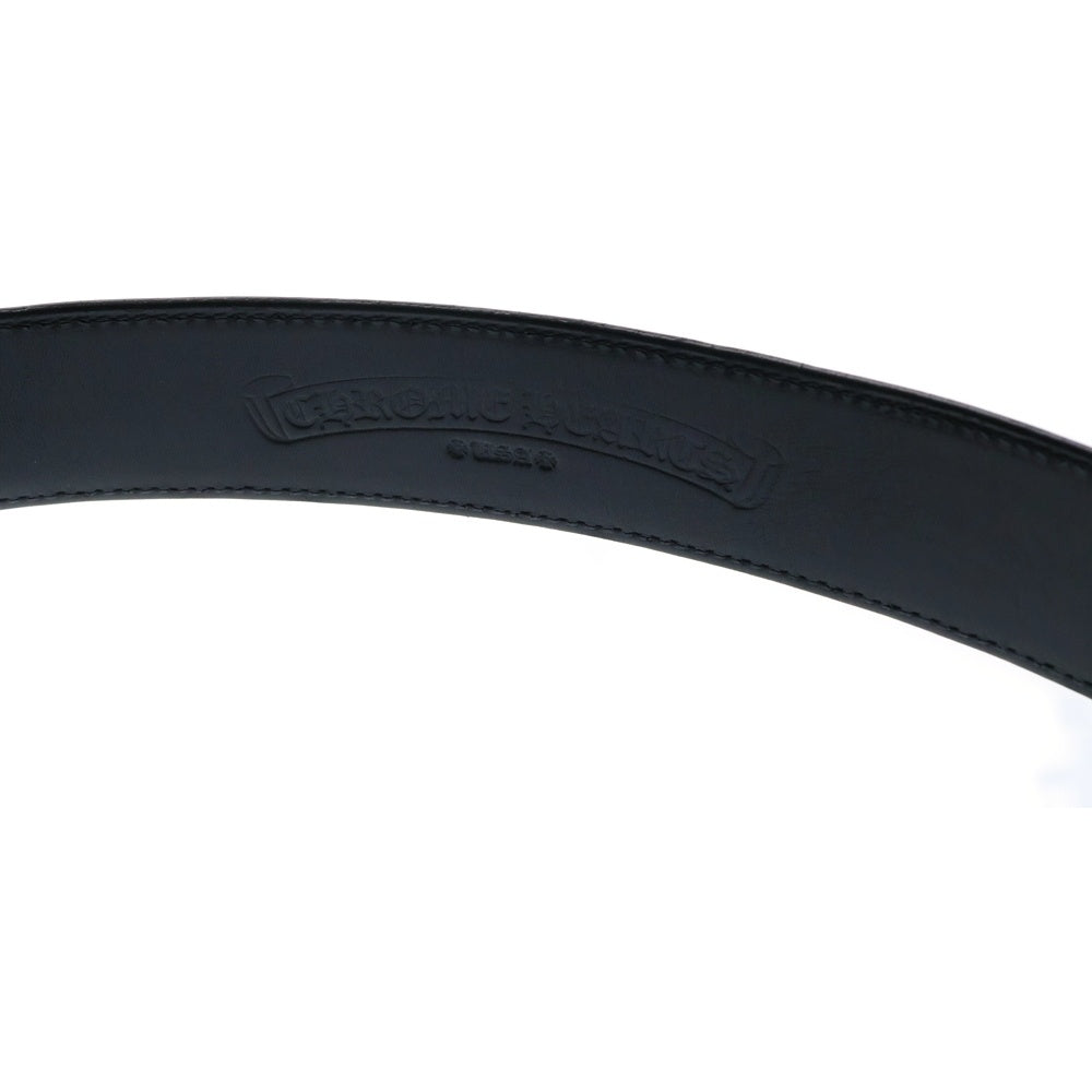 CHROME HEARTS(クロムハーツ) CELTIC ROLLER BELT 3PC1.5inch 3PCケルティックローラーバックル レザーベルト シルバー
