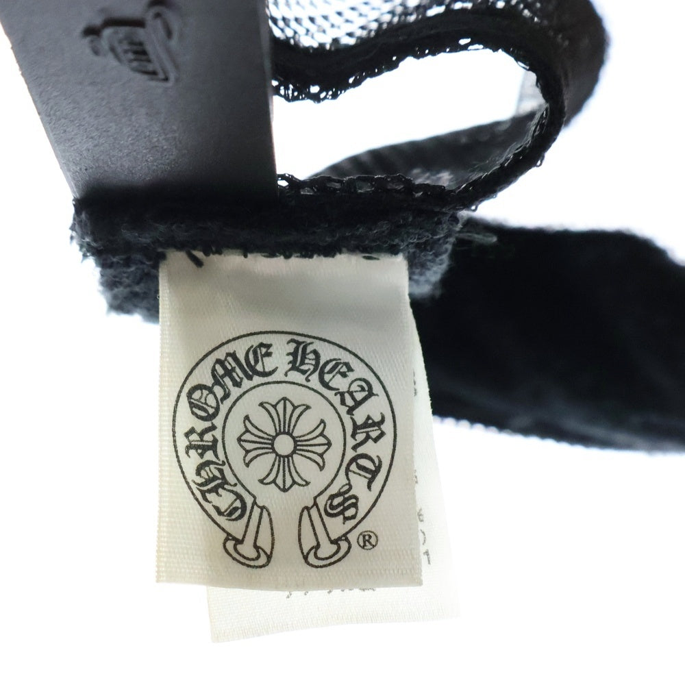 CHROME HEARTS(クロムハーツ) TRUCKER CAP トラッカーキャップ CHパッチクロスボール付メッシュキャップ 帽子 ブラック/ホワイト