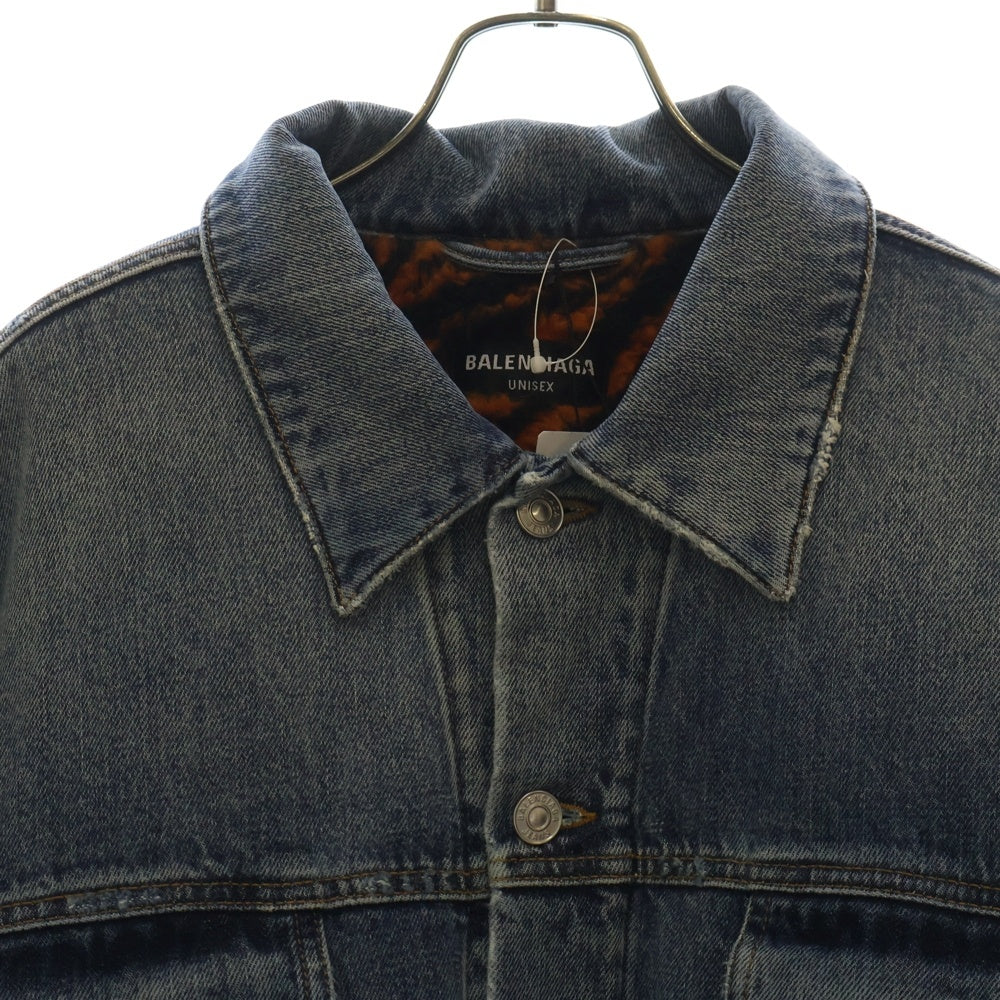 BALENCIAGA(バレンシアガ) タイガーボア デニムジャケット インディゴ