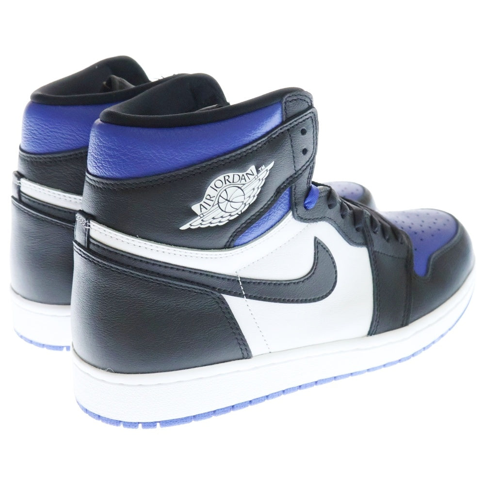 NIKE(ナイキ) AIR JORDAN1 RETRO HIGH OG ROYAL TOE 555088-041 エアジョーダン1 ロイヤルトゥ ハイカットスニーカー ブラック/ブルー US11/29.0cm