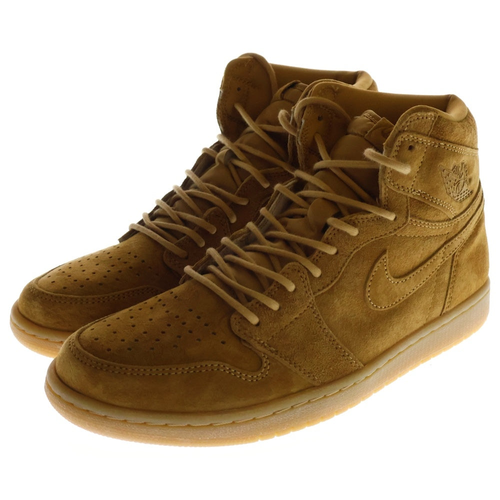 NIKE(ナイキ) AIR JORDAN 1 RETRO HIGH WHEAT 555088-710 エアジョーダン1 レトロ ウィート ハイカットスニーカー ブラウン US10.5/28.5cm