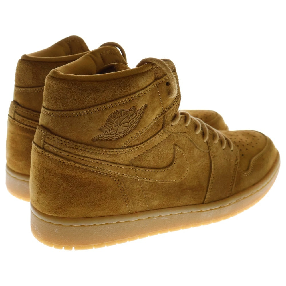 NIKE(ナイキ) AIR JORDAN 1 RETRO HIGH WHEAT 555088-710 エアジョーダン1 レトロ ウィート ハイカットスニーカー ブラウン US10.5/28.5cm