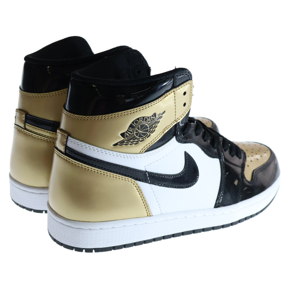 NIKE(ナイキ) AIR JORDAN 1 RETRO HIGH OG NRG GOLD TOE 861428-007 エアジョーダン1 ゴールドトゥ ハイカットスニーカー ゴールド/ブラック US10.5/28.5cm