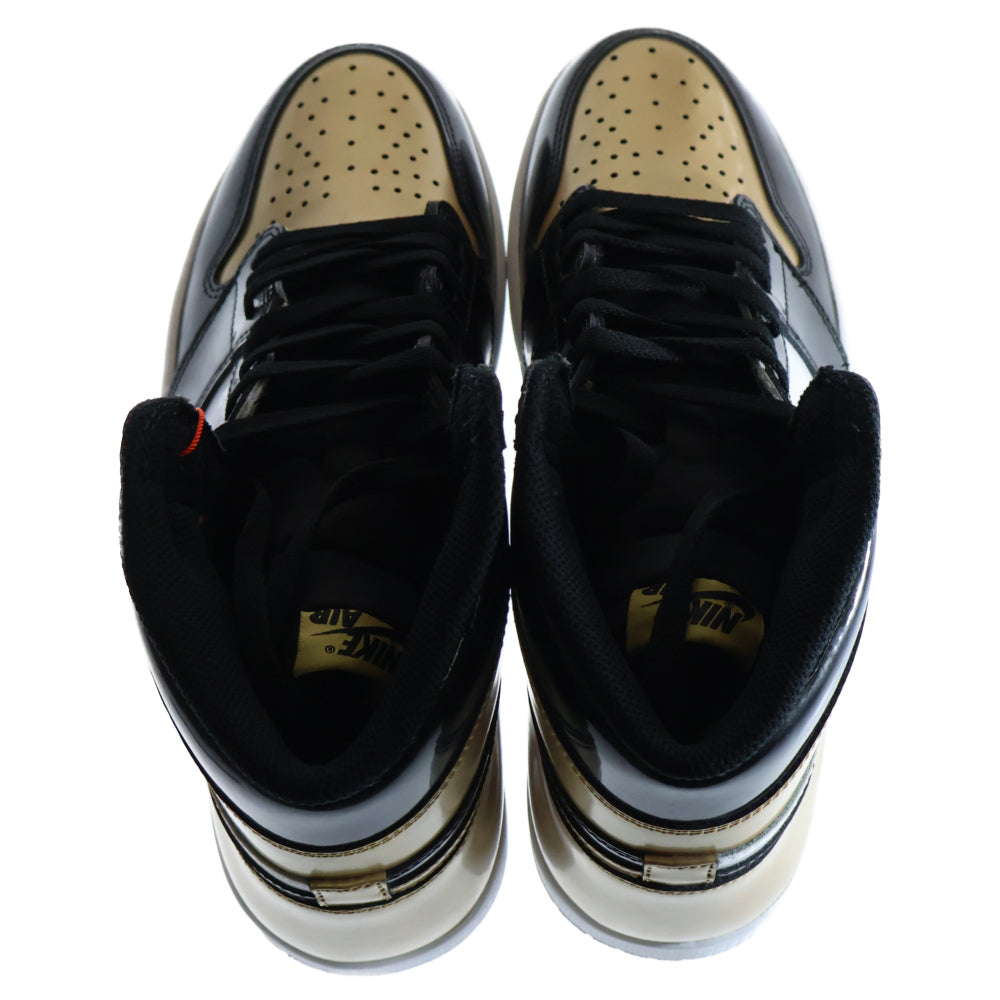NIKE(ナイキ) AIR JORDAN 1 RETRO HIGH OG NRG GOLD TOE 861428-007 エアジョーダン1 ゴールドトゥ ハイカットスニーカー ゴールド/ブラック US10.5/28.5cm