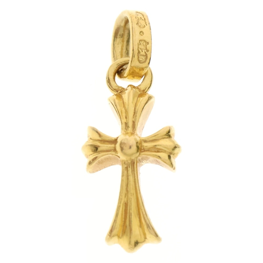 CHROME HEARTS(クロムハーツ) 22K CRS BBYFAT ベイビーファットクロス ペンダントトップ ゴールド BCA037