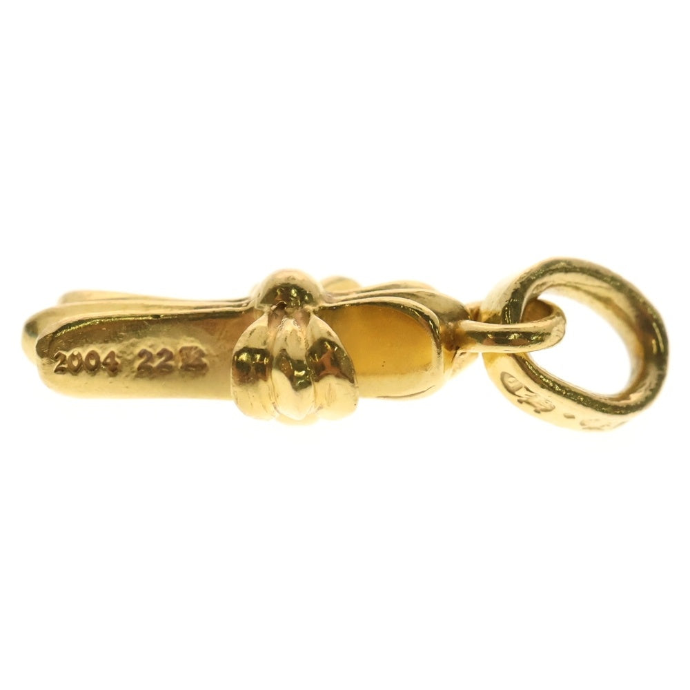 CHROME HEARTS(クロムハーツ) 22K CRS BBYFAT ベイビーファットクロス ペンダントトップ ゴールド BCA037