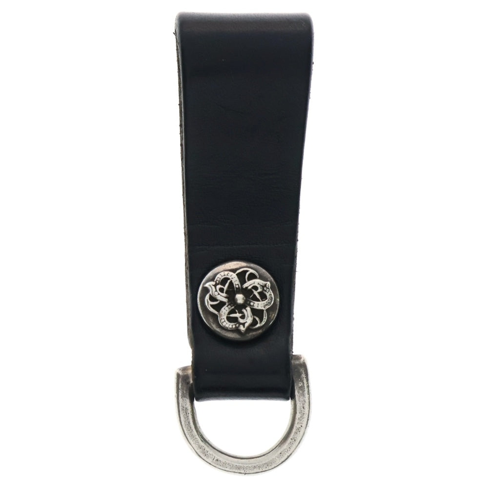 CHROME HEARTS(クロムハーツ) BELT LOOP D RING Dリング ケルティックベルトループ ブラック/シルバー BCA415