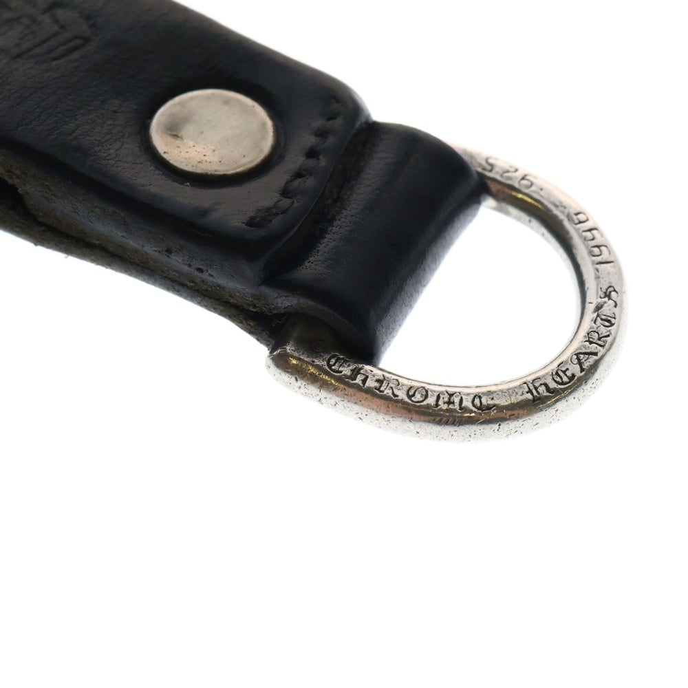 CHROME HEARTS(クロムハーツ) BELT LOOP D RING Dリング ケルティックベルトループ ブラック/シルバー BCA415