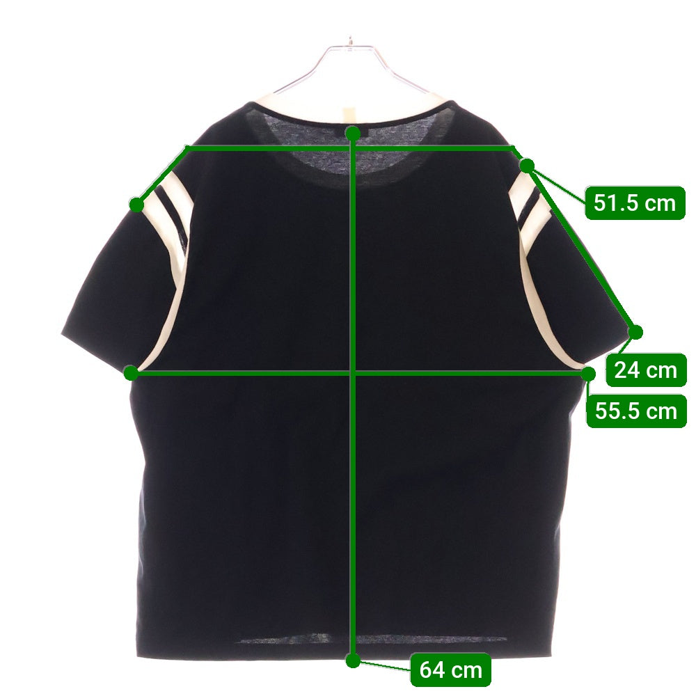 CELINE(セリーヌ) 24AW トリオンフ レギュラーコットン半袖Tシャツ 2X30O671Q.CAV1 ブラック