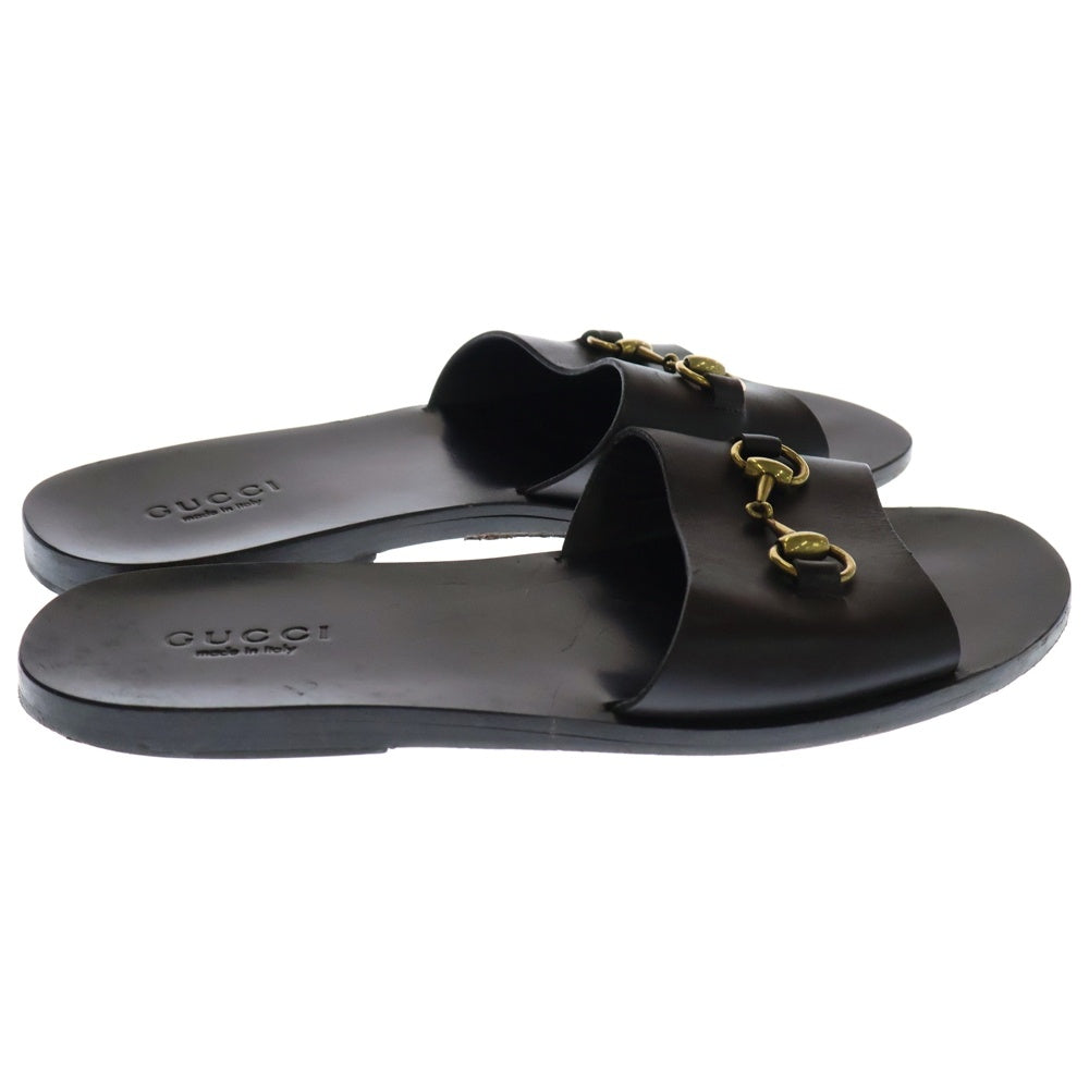 GUCCI(グッチ) ホースビット レザーサンダル 282999 ブラウン