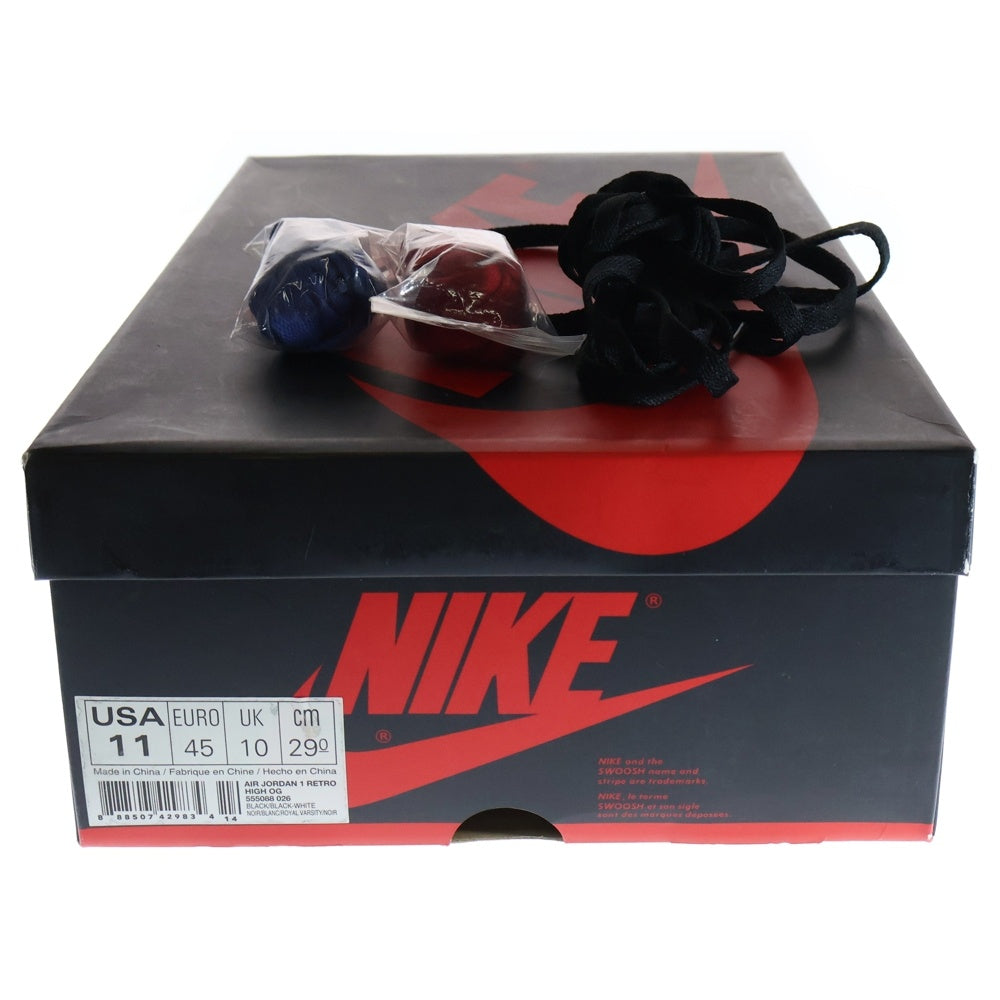 NIKE(ナイキ) AIR JORDAN 1 RETRO HIGH OG TOP 3 555088-026 エアジョーダン1 トップ3 ハイカットスニーカー レッド/ブラック/ブルー US11/29.0cm