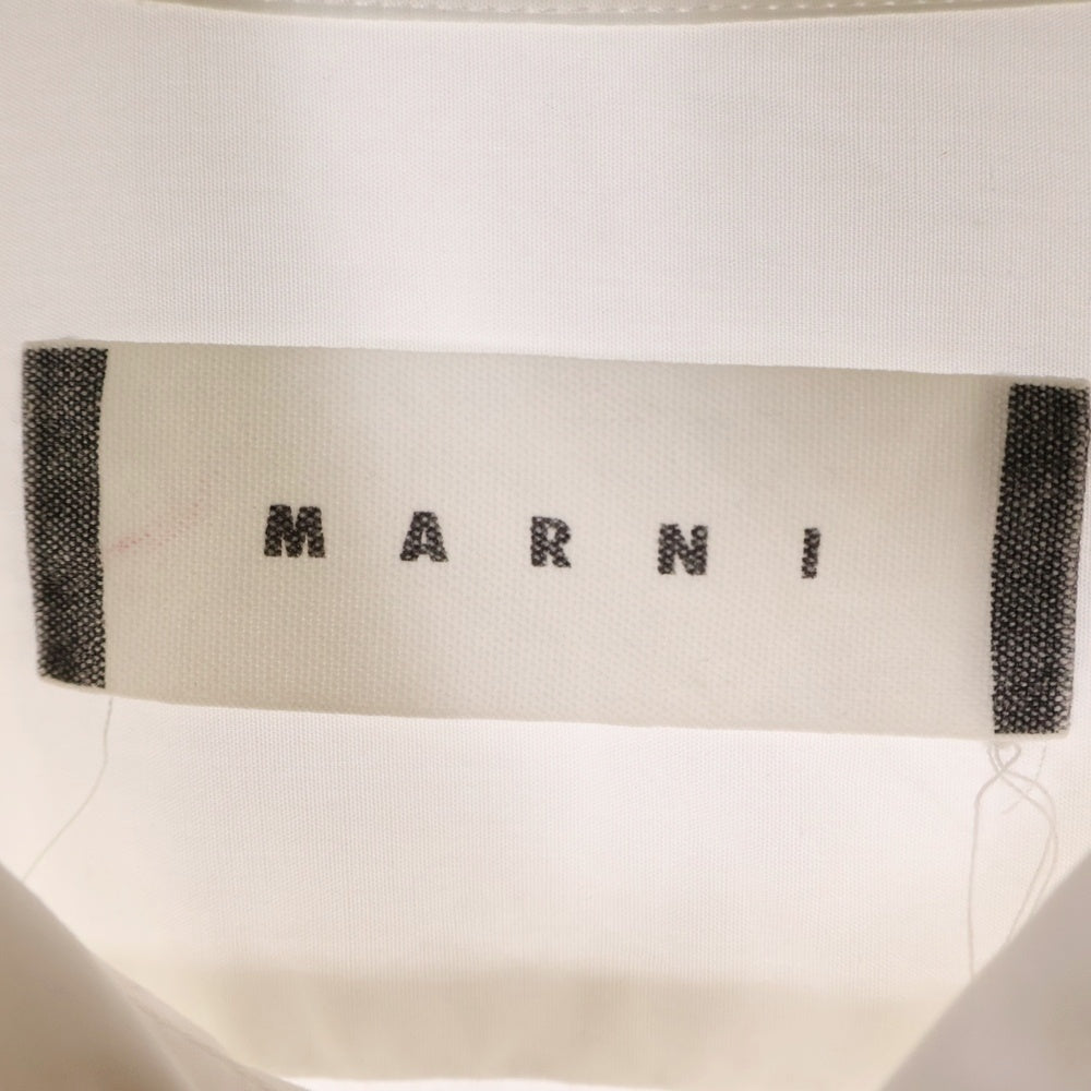 MARNI(マルニ) ドット襟付き長袖シャツ ホワイト/ピンク