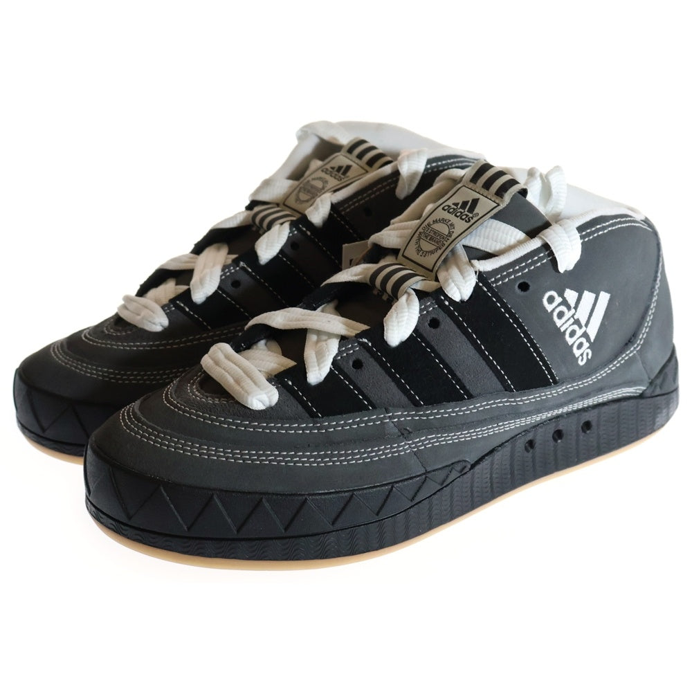adidas(アディダス) ×YNUK ADIMATIC MID CORE BLACK IE2174 アディマティック コアブラック ミッドカットスニーカー ブラック/グレー US9/27.0cm