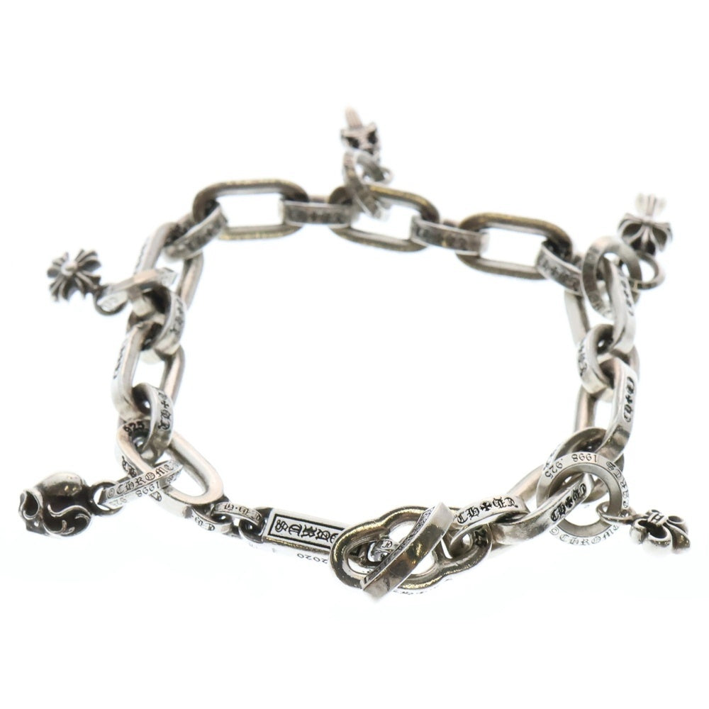 CHROME HEARTS(クロムハーツ) PAPER E CHAIN ペーパー Eチェーン マルチモチーフシルバーブレスレット