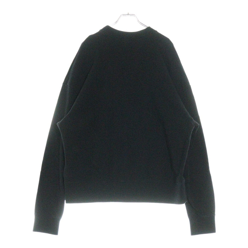 Palm Angels(パームエンジェルス) 23AW CLASSIC LOGO CREW SWEATSHIRT PMBA074F23FLE003 ロゴ プリント クルーネック スウェット トレーナー ブラック
