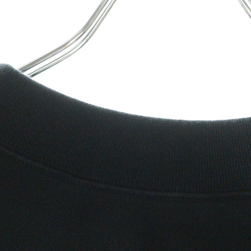 Palm Angels(パームエンジェルス) 23AW CLASSIC LOGO CREW SWEATSHIRT PMBA074F23FLE003 ロゴ プリント クルーネック スウェット トレーナー ブラック