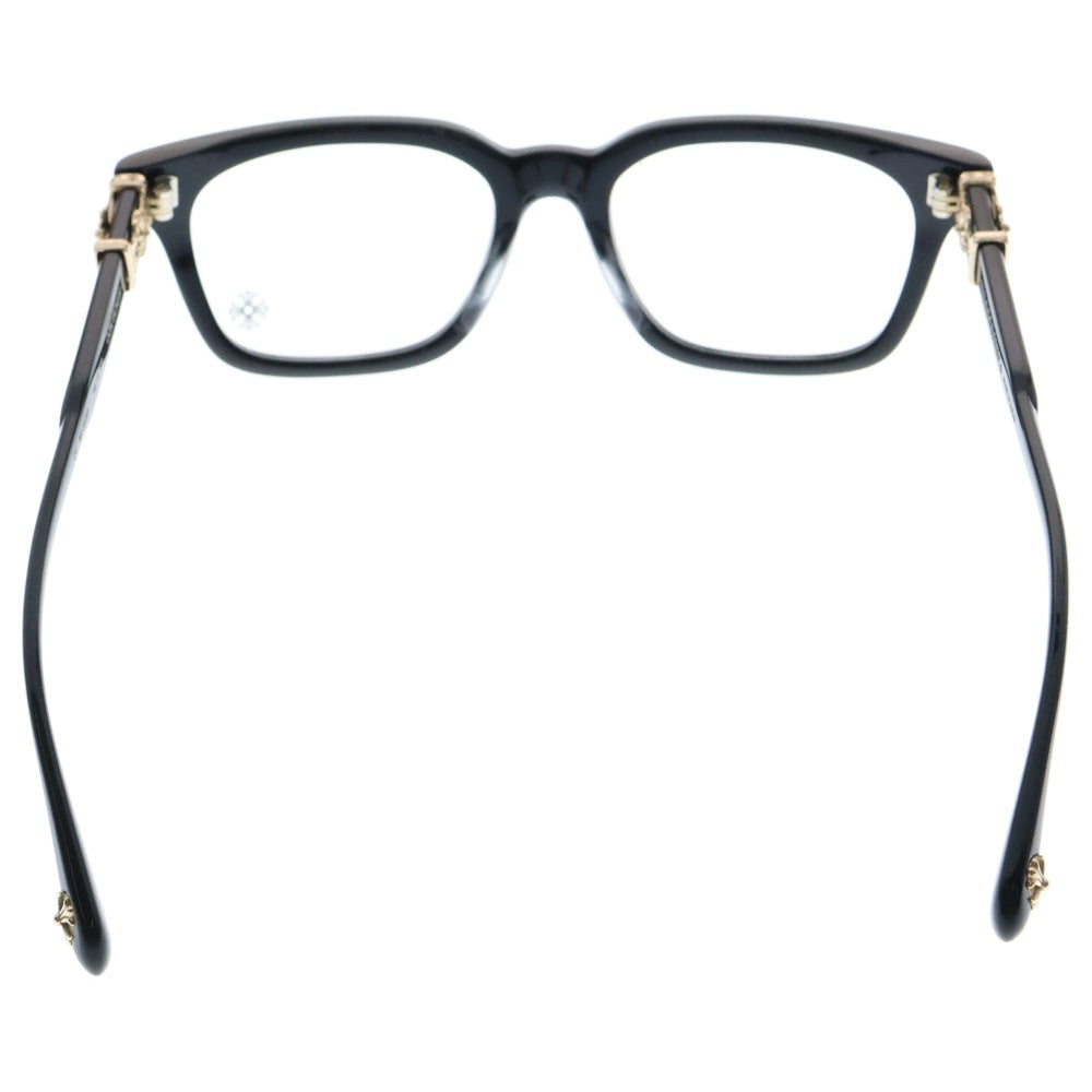 CHROME HEARTS(クロムハーツ) COX UCKER CHクロステンプルウェリントンサングラス 眼鏡 ブラック/ゴールド
