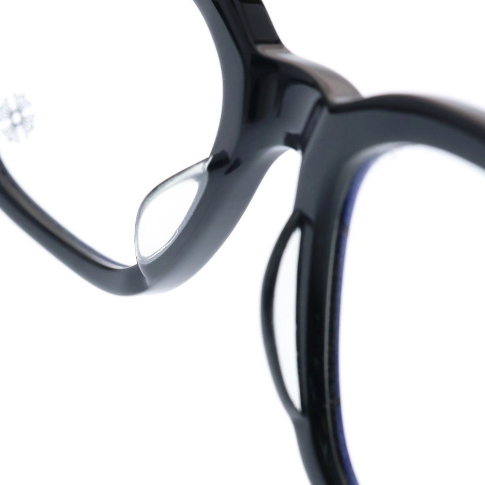 CHROME HEARTS(クロムハーツ) COX UCKER CHクロステンプルウェリントンサングラス 眼鏡 ブラック/ゴールド