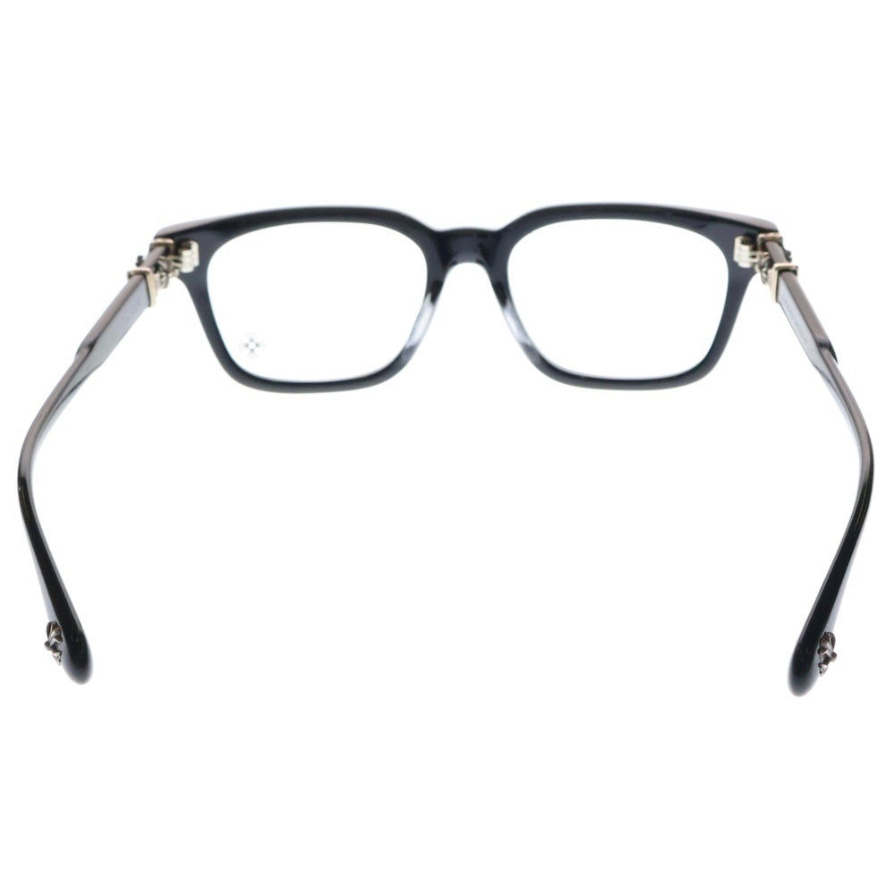 CHROME HEARTS(クロムハーツ) COX UCKER CHクロステンプルウェリントンサングラス 眼鏡 ブラック/シルバー