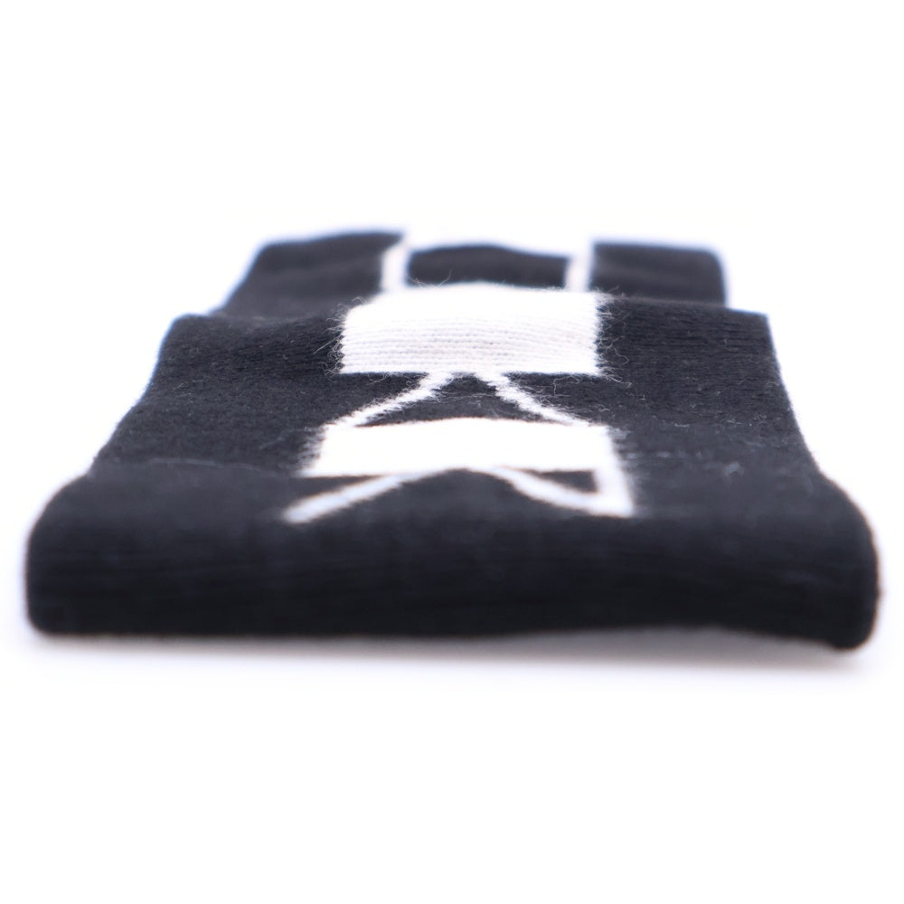 DRKSHDW(ダークシャドウ) DRKR HEADBAND DA01D1480-KP6 ロゴ刺繍ヘアバンド ブラック
