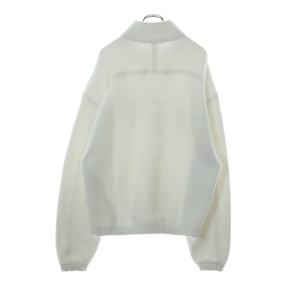 ALEXANDER WANG(アレキサンダーワン) Half Zip Sweatshirt 6CC3231021 タオルテリーハーフジップスウェットシャツ ホワイト