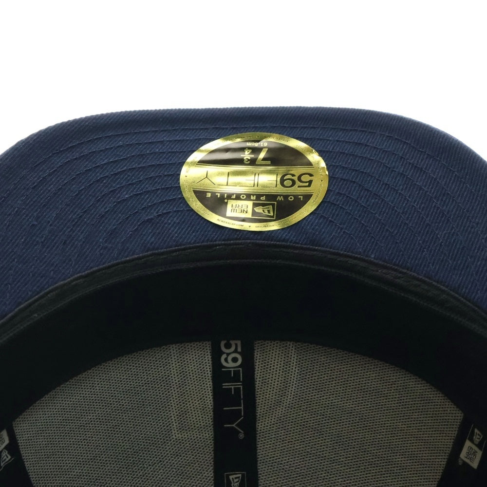 DESCENDANT(ディセンダント) ×NEW ERA Dロゴ刺繍 ベースボールキャップ 帽子 ネイビー