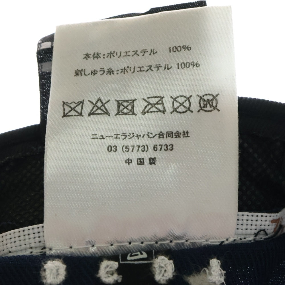 DESCENDANT(ディセンダント) ×NEW ERA Dロゴ刺繍 ベースボールキャップ 帽子 ネイビー