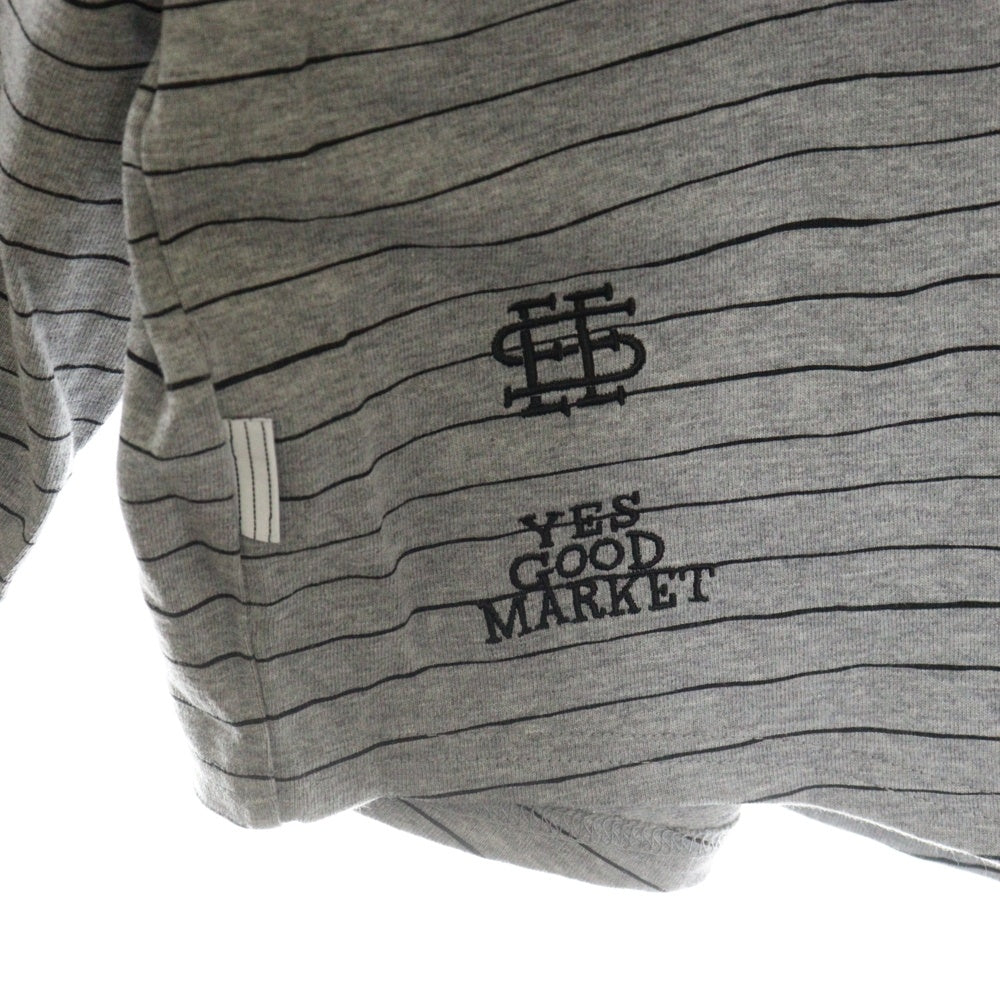 SEE SEE(シーシー) ロゴプリント クルーネック Tシャツ カットソー グレー