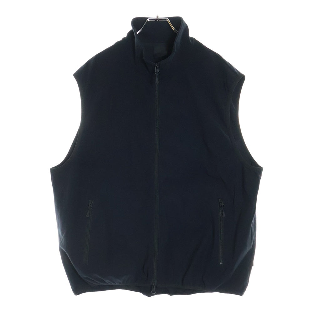DAIWA PIER39(ダイワ ピアサーティナイン) TECH FLEX JERSEY STAND COLLAR VEST BE-61024W ナイロン ジャージベスト ジャケット ブラック