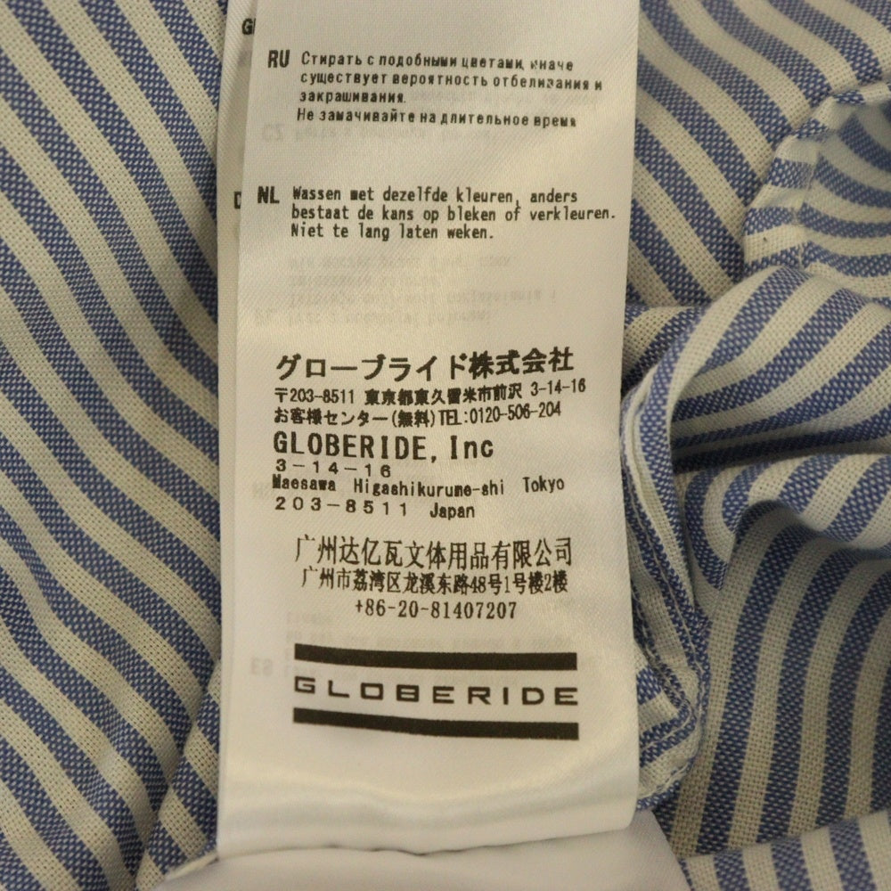 DAIWA PIER39(ダイワ ピアサーティナイン) TECH BUTTON DOWN SHIRTS L/S OXFORD BE-86023 ストライプ ボタンダウン 長袖オックスフォードシャツ ブルー