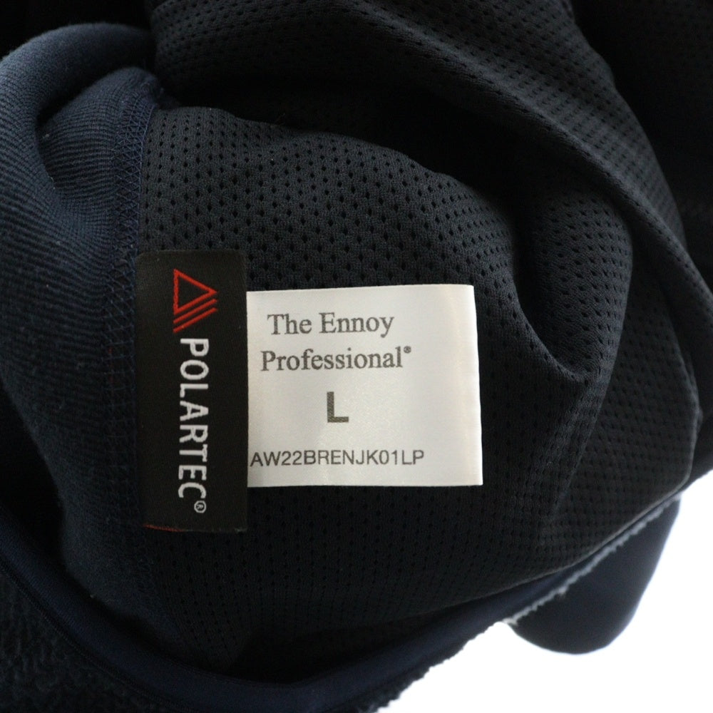 The Ennoy Professional(エンノイプロフェッショナル) 24AW Polartec Fleece Jacket ポーラテック フリースジャケット ネイビー