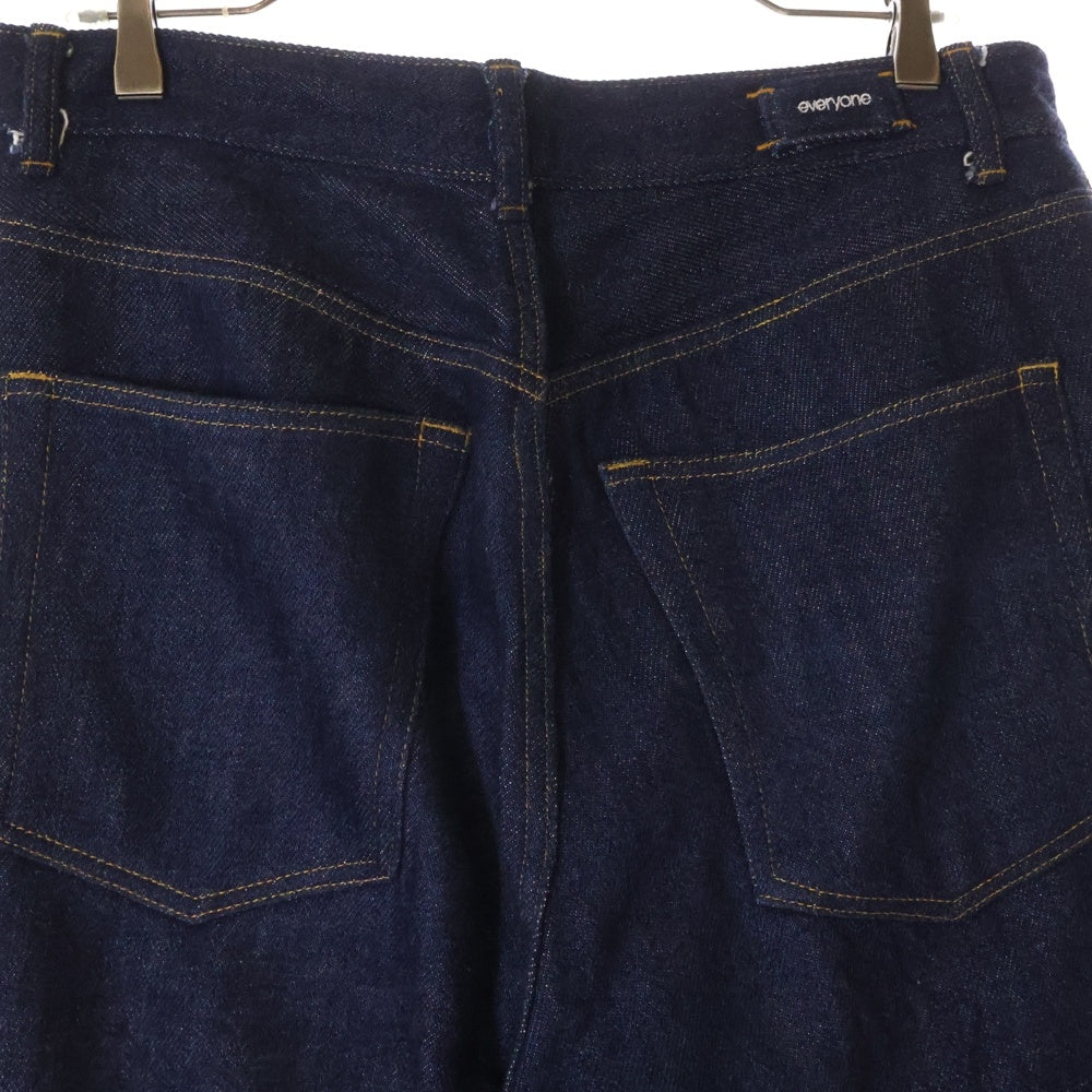 everyone(エブリワン) soft denim pant EV23-PT08 ジップフライ ソフトデニムパンツ インディゴ