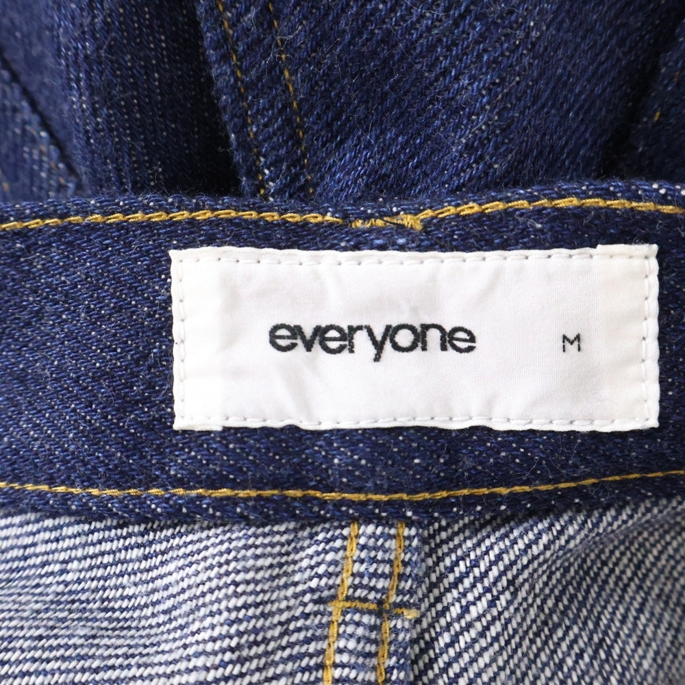 everyone(エブリワン) soft denim pant EV23-PT08 ジップフライ ソフトデニムパンツ インディゴ