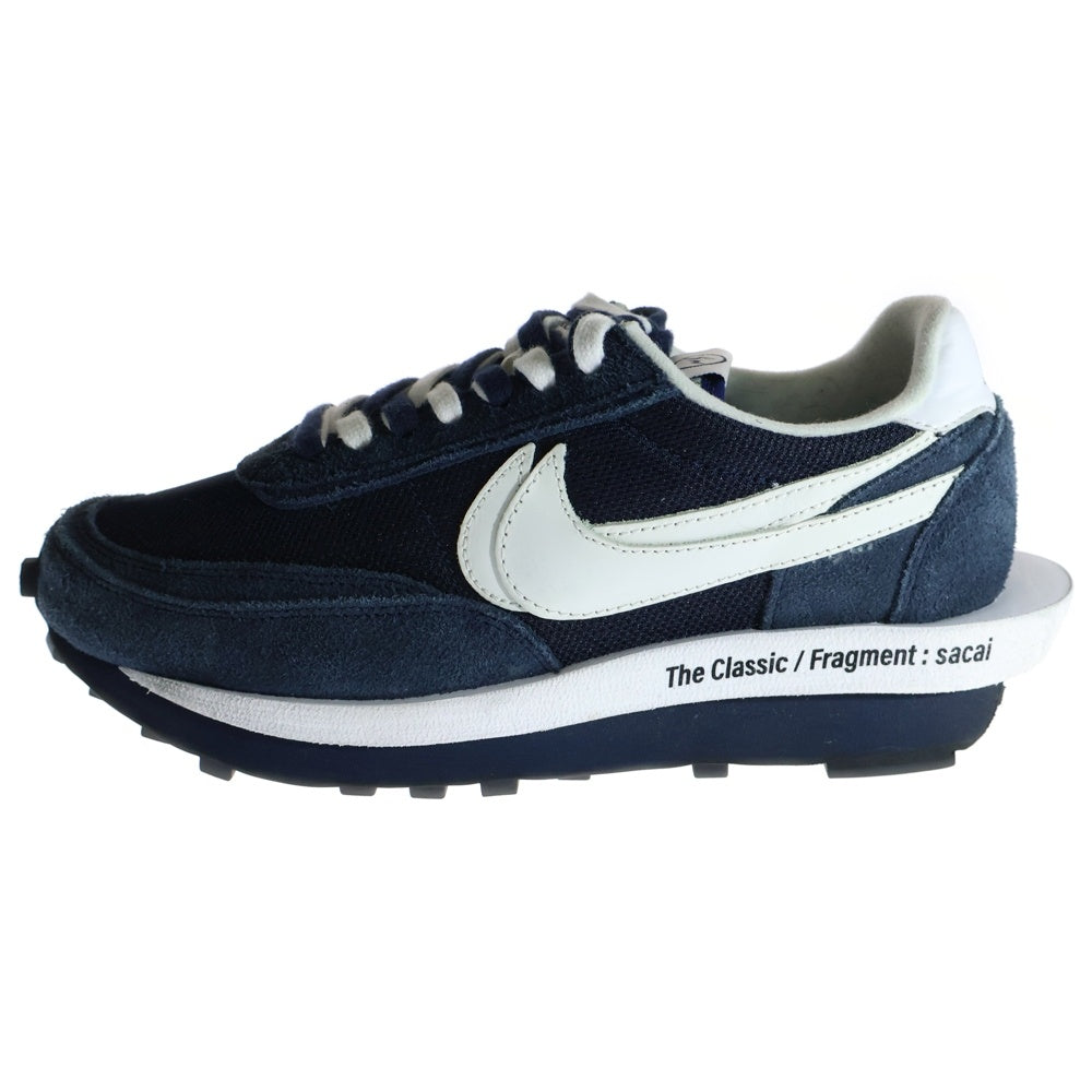 NIKE(ナイキ) ×Sacai FRAGMENT DESIGN LD WAFFLE DH2684-400 サカイ フラグメント ワッフル ローカットスニーカー ネイビー US8.5/26.5cm