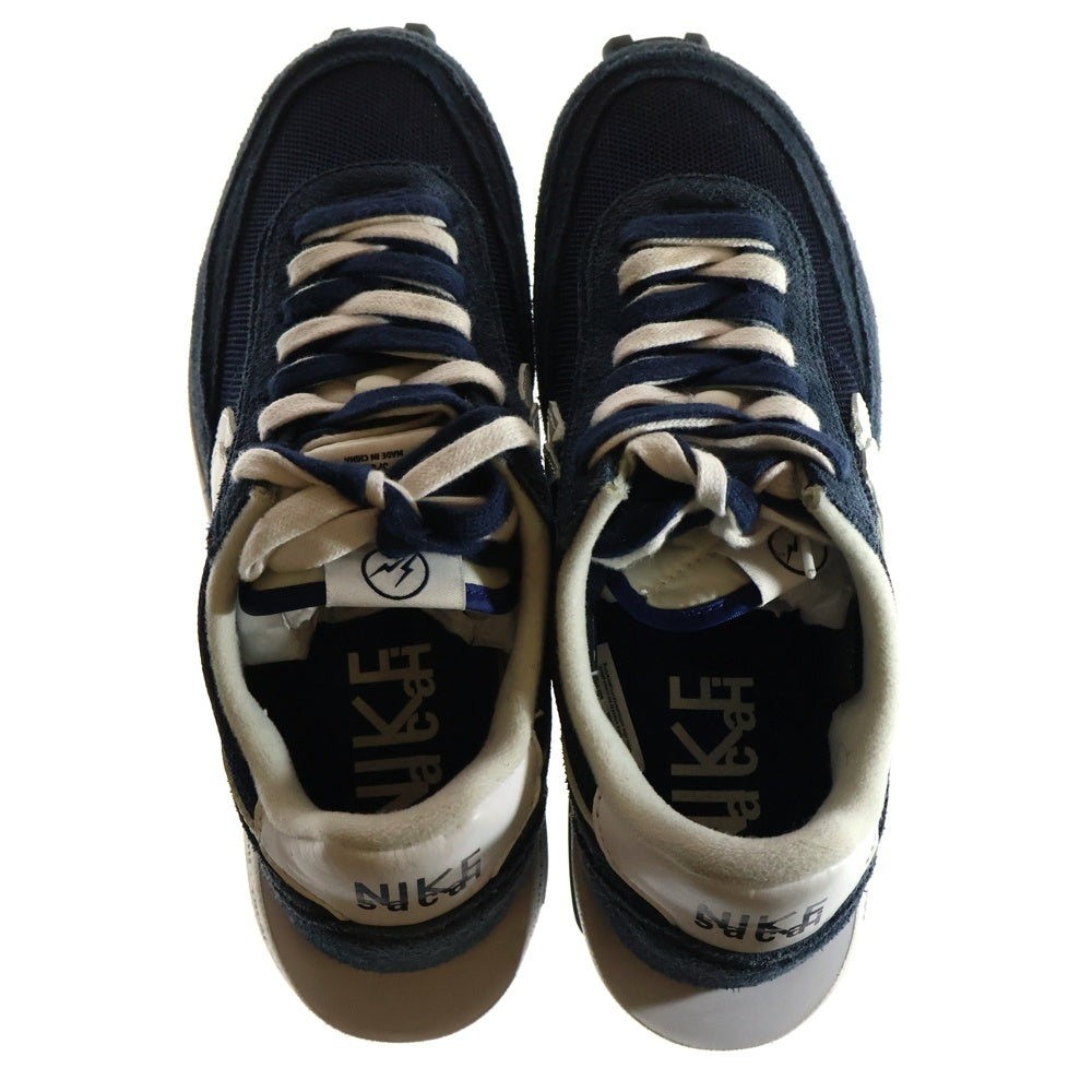 NIKE(ナイキ) ×Sacai FRAGMENT DESIGN LD WAFFLE DH2684-400 サカイ フラグメント ワッフル ローカットスニーカー ネイビー US8.5/26.5cm