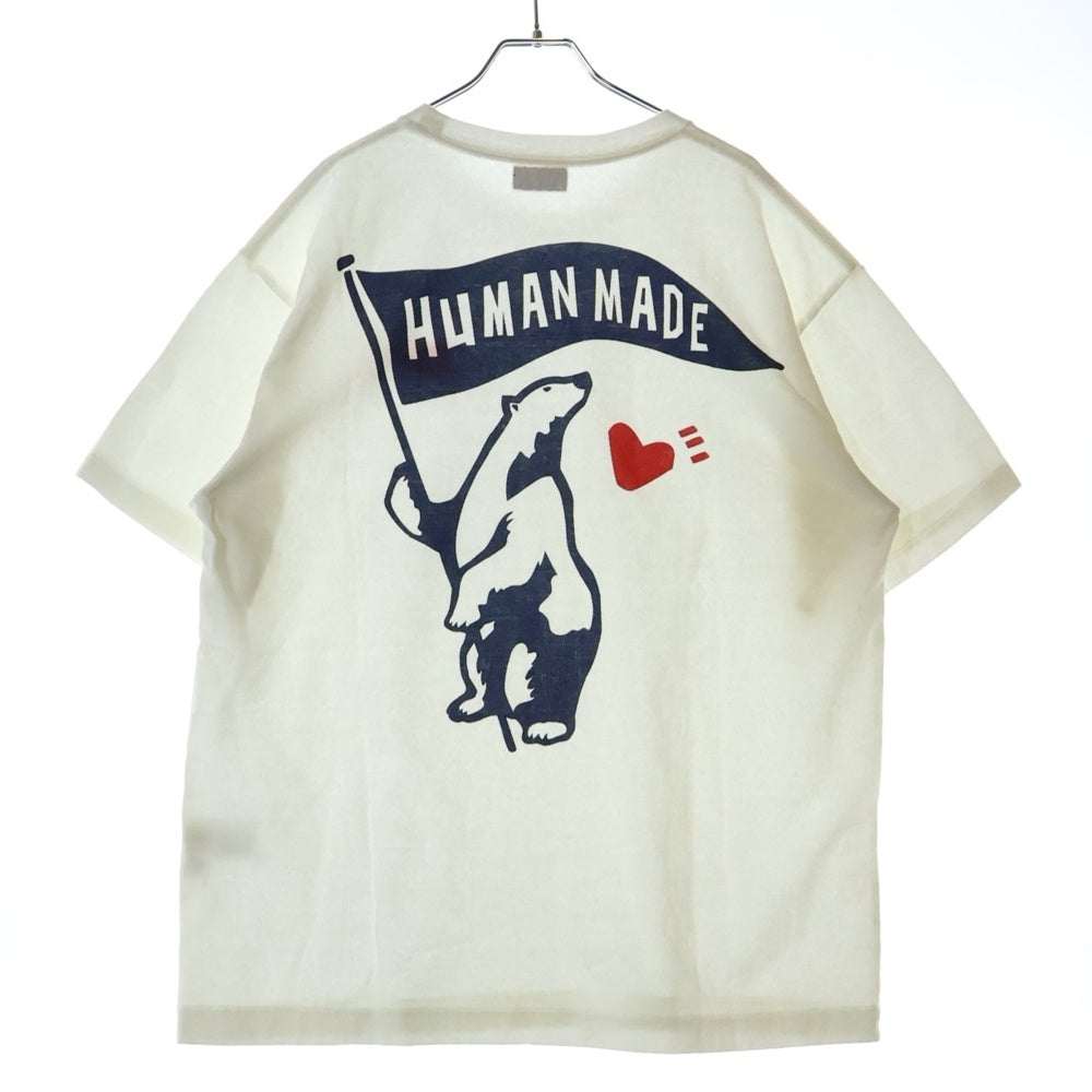 HUMAN MADE(ヒューマンメイド) 25SS GRAPHIC T-SHIRT HM29TE024 グラフィック プリント半袖Tシャツ ホワイト