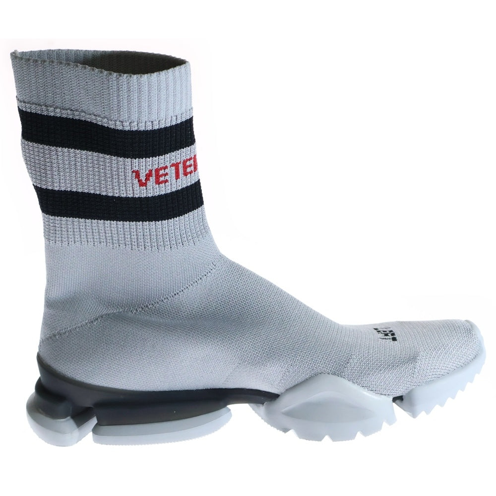 VETEMENTS(ヴェトモン) 17AW ×Reebok SSCREW SOCK RUNNER CN3309 香港限定 リーボック ロングレングスソックススニーカー グレー US8.5/26.5cm