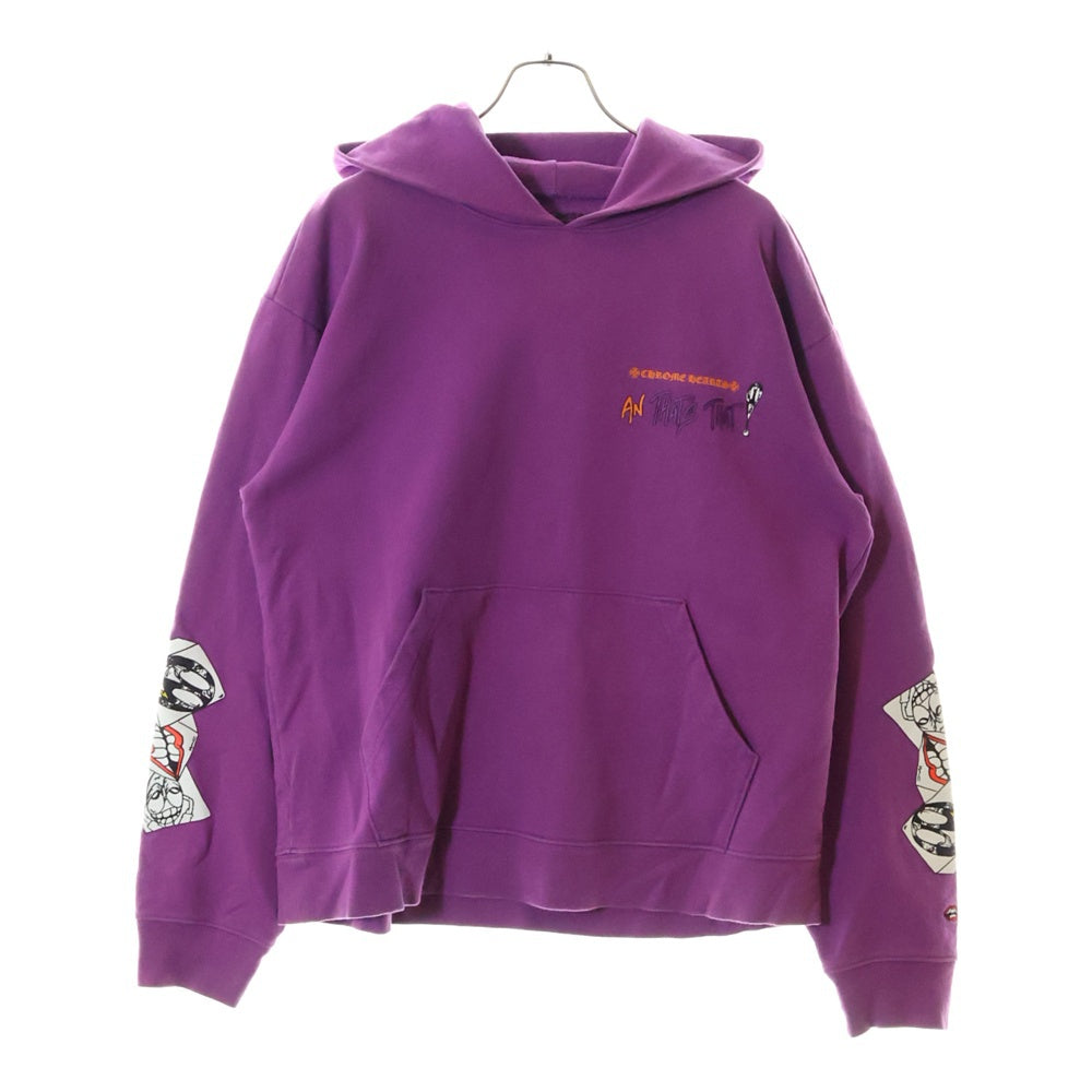 CHROME HEARTS(クロムハーツ) ×MATTY BOY I WANT MORE NOT LESS AN THAT'S THAT HOODIE マッティボーイ プリントプルオーバーフーディ パープル