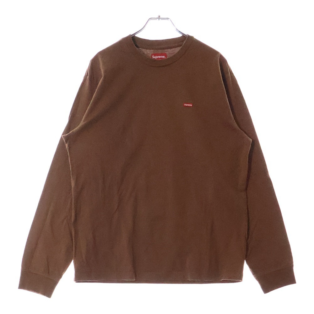 SUPREME(シュプリーム) 23SS Small Box Logo L/S Tee スモールボックスロゴ長袖Tシャツ ブラウン