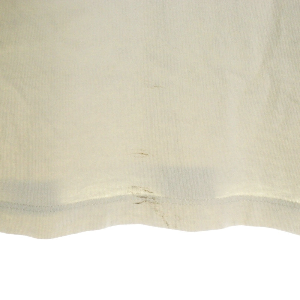 HUF(ハフ) REGIONAL L/S TEE サークルロゴ長袖Tシャツ ベージュ