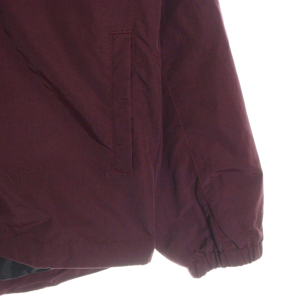 HUF(ハフ) ESSENTIALS ZIP STANDARD SHELL JACKET JK00330 エッセンシャル ジップ スタンダートシェルジャケット ナイロンジャケット ワインレッド