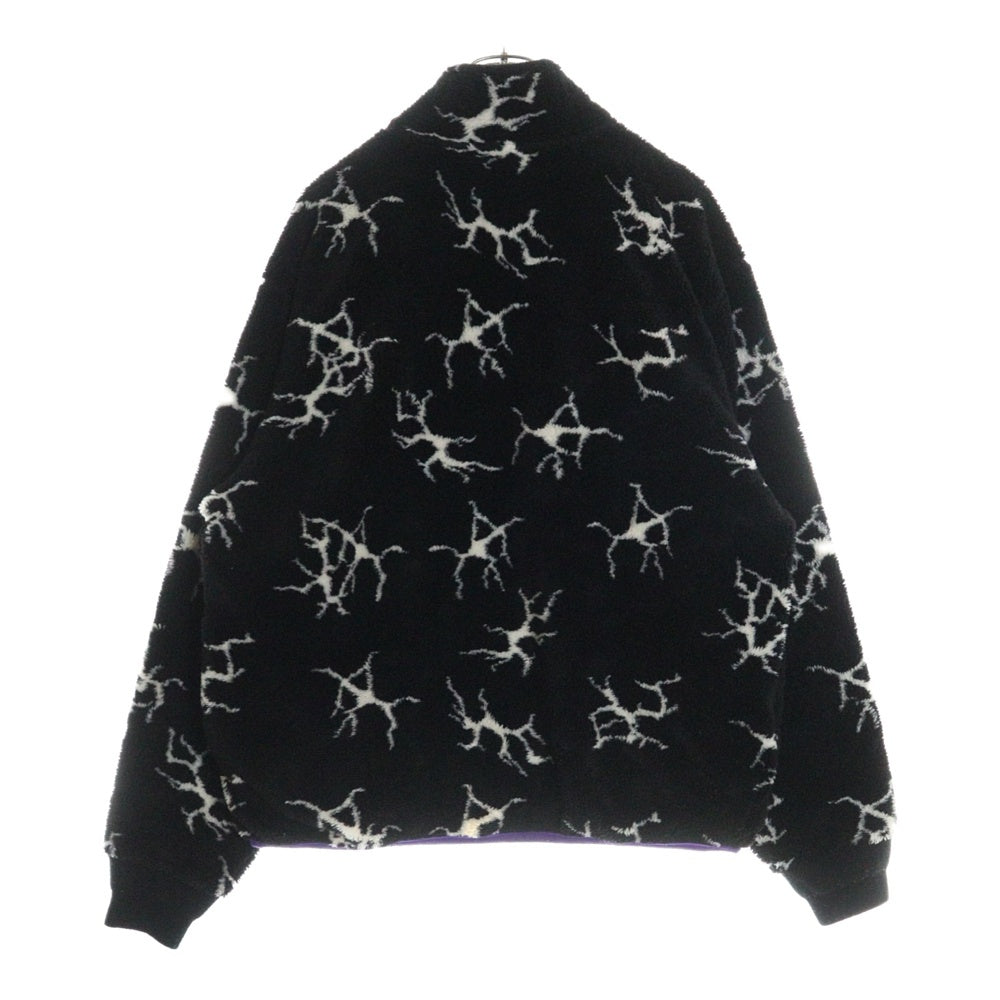 HUF(ハフ) QUAKE SHERPA 1/4 ZIP FLEECE JACKET FL00185 ハーフジップフリースジャケット ブラック