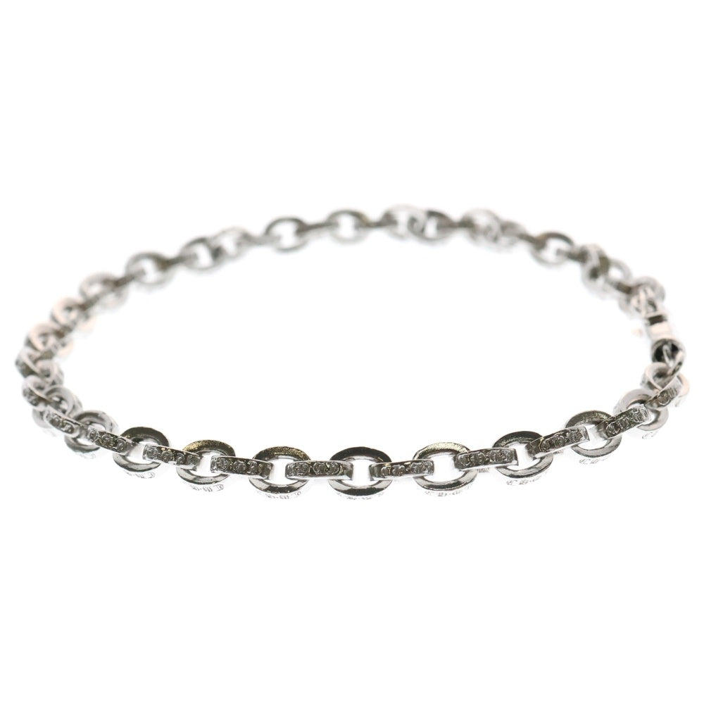 CHROME HEARTS(クロムハーツ) 18KWG PAPER CHAIN ペーパーチェーン ブレスレット ホワイトゴールド