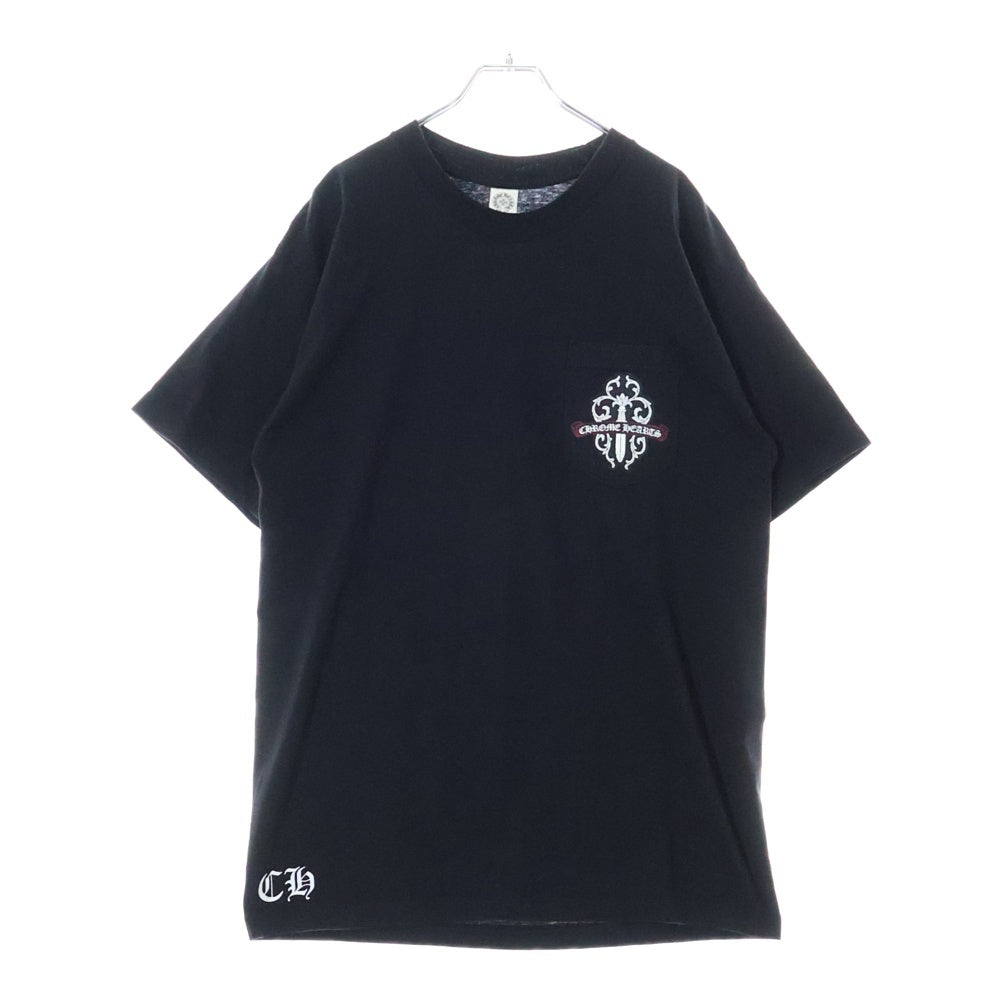 CHROME HEARTS(クロムハーツ) Back Camo Dagger Tee バックカモダガープリント半袖Tシャツ ブラック