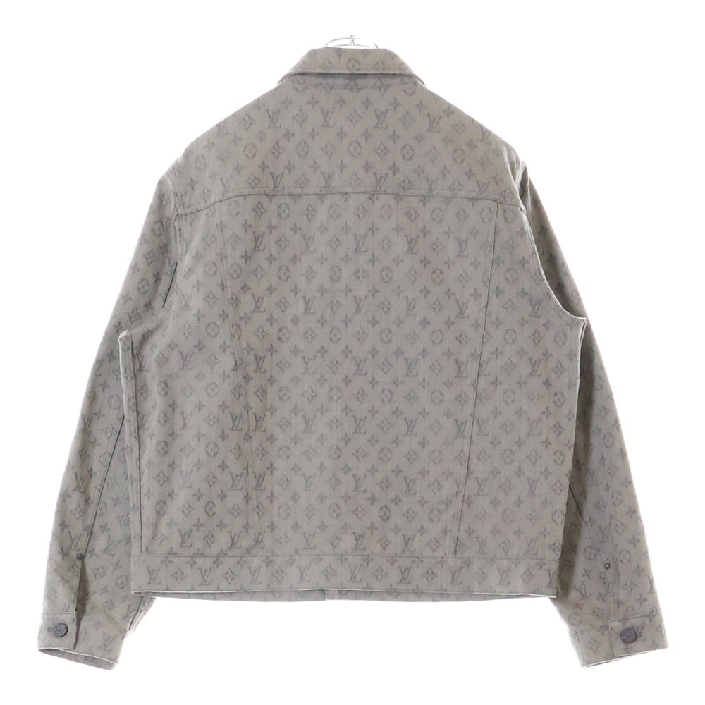 LOUIS VUITTON(ルイヴィトン) 21SS モノグラム デニムジャケット グレー RM211Q QJQ HHA21W