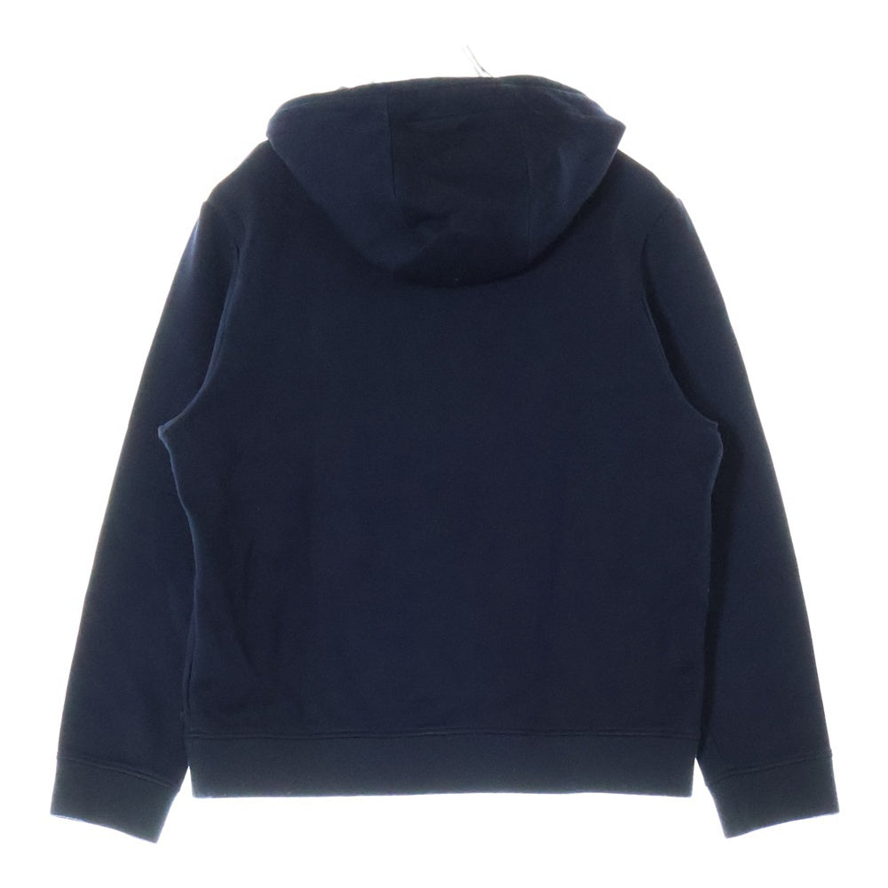 FENDI(フェンディ) 21SS ロゴワッペン スウェット プルオーバーパーカー フーディ ネイビー FY1097 AI01