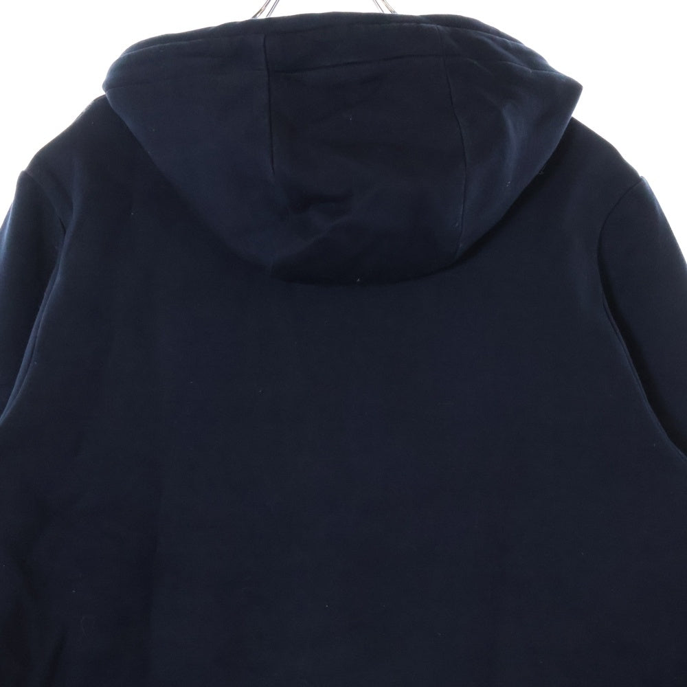 FENDI(フェンディ) 21SS ロゴワッペン スウェット プルオーバーパーカー フーディ ネイビー FY1097 AI01