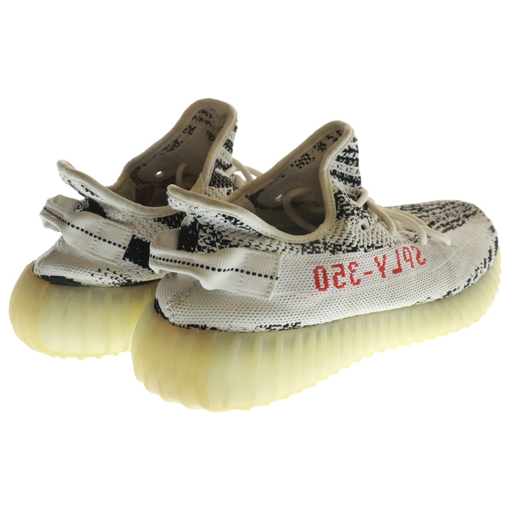 adidas(アディダス) YEEZY BOOST 350 V2 ZEBRA CP9654 イージーブースト 350 V2 ゼブラ ローカットスニーカー ホワイト/ブラック US10.5/27.5cm